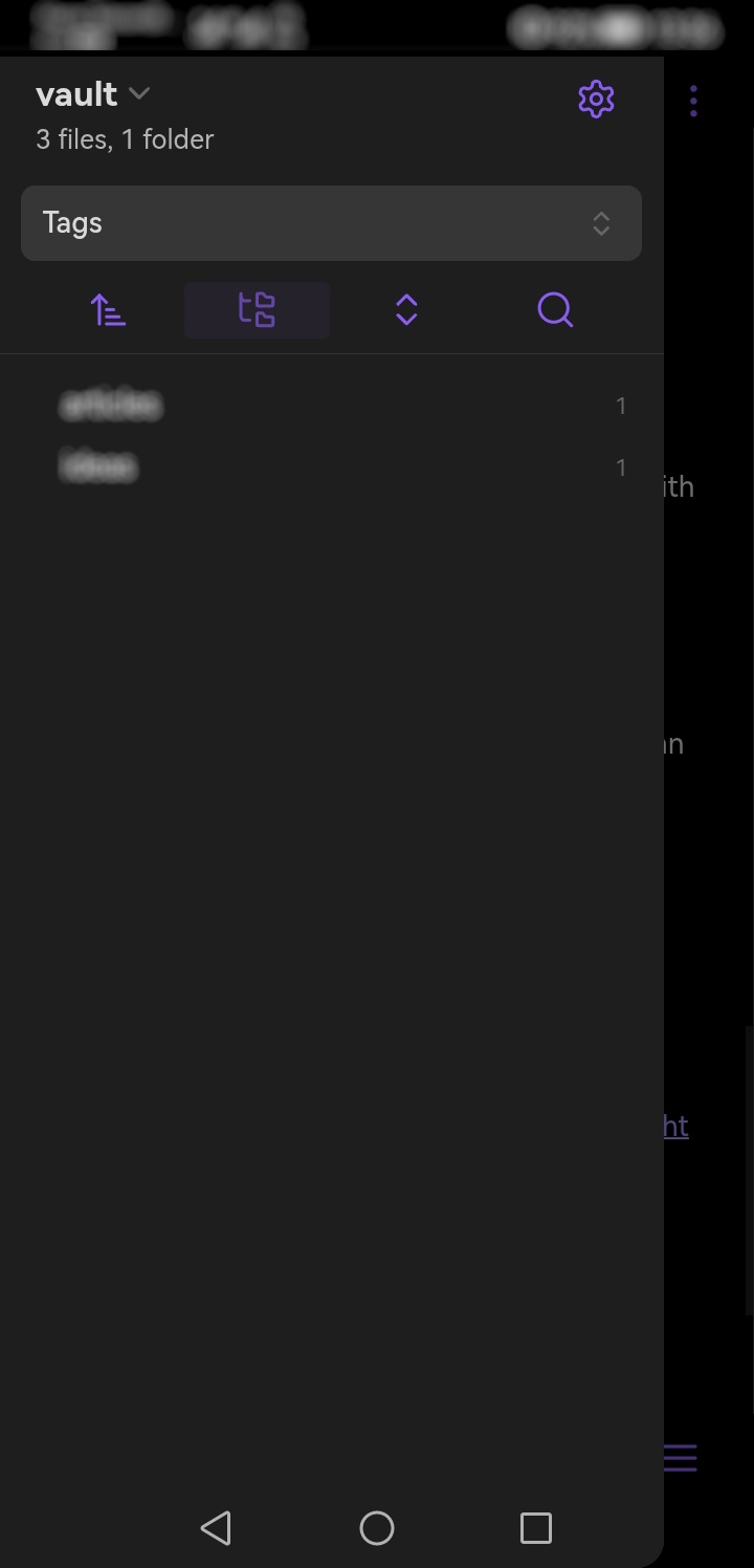 Obsidian - tags explorer